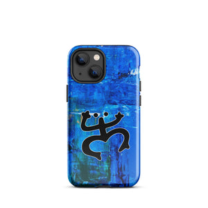 iPhone Blue Taíno Coquí case