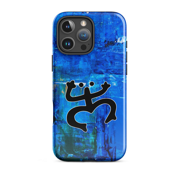 iPhone Blue Taíno Coquí case