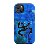 iPhone Blue Taíno Coquí case