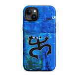 iPhone Blue Taíno Coquí case